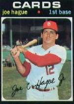 1971 Topps Baseball Cards      096      Joe Hague